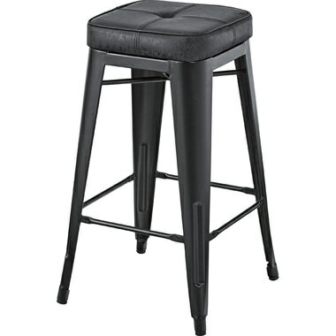 東谷　スツール　PC-252BK　完成品　【代引き不可】【北海道・沖縄・離島配送不可】　チェア　ブラック　椅子　コンパクト　腰掛　いす　おしゃれ　シンプル　オシャレ　ハイタイプ　インテリア　スタッキング