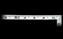 シンワ測定 10555/曲尺角厚 シルバー 1尺5寸/50cm 併用目盛 鶴亀 【代引き不可】【沖縄・離島配送不可】
