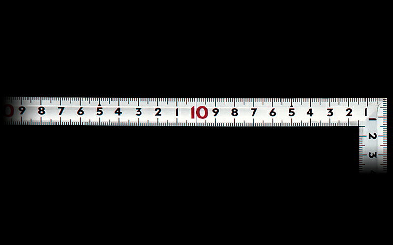 Rakuten - シンワ測定　10370／曲尺角厚　シルバー　50cm　表裏同目　重宝　JIS　【代引き不可】【沖縄・離島配送不可】
