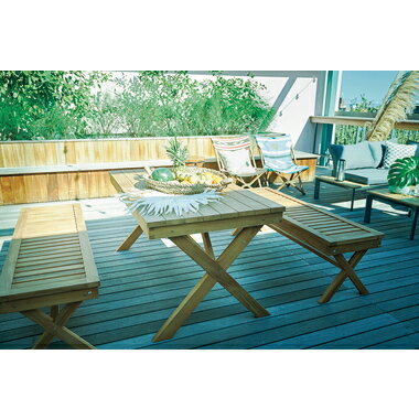 東谷  ベンチ JTI-335 W151×D45×H45cm 【組立品】 【代引き不可】 【北海道・沖縄・離島配送不可】 椅子  チェア  アウトドア  ベランダ  木製  バルコニー   [3]