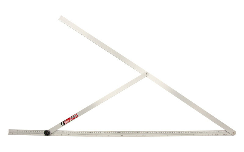 商品情報メーカー名シンワ測定特徴・仕様製品コード　62573製品名　アルミ自由金 1．2m 勾配目盛 筋交付　　包装形態　ビニールケース＋ヘッダーJANコード4960910625730【特長】●溶接の角度確認に便利です。●竿は左右のどちらにも動くので、左右対称の位置合わせが簡単です。●筋交付でしっかり固定。作業中の角度変化を防ぎます。●アルミ製で軽く、高所での作業も楽に行えます。●竿が厚く、丸ノコガイド定規としても使えます。●1寸ピッチ（平勾配、返し勾配0〜10）です。●締めやすいネジを採用しました。●測った角度を記録できるように書き込み用テープを貼りました。ペン・鉛筆などで角度を記入して、作業効率アップにお役立てください。（鉛筆で書き込むと消しゴムできれいに消せます）【仕様】●本体サイズ1,255×30×20mm●製品質量 880g●材質 本体：アルミ ネジ：ポリプロピレン樹脂シンワ　62573／アルミ自由金 1．2m 勾配目盛 筋交付【代引き不可】【沖縄・離島配送不可】 屋根勾配の確認に。目盛付は長さの測定に。 2