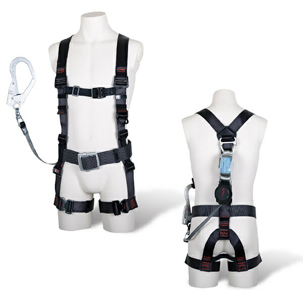 藤井電工/ツヨロン　TH-506-OH93SV-OT-DG-LL130K-R23　飛燕ハーネス　ランヤード付　ワン・ハンド・リトラ付　LLサイズ【新規格】水平型　Y型　【代引き不可】【北海道・沖縄・離島配送不可】