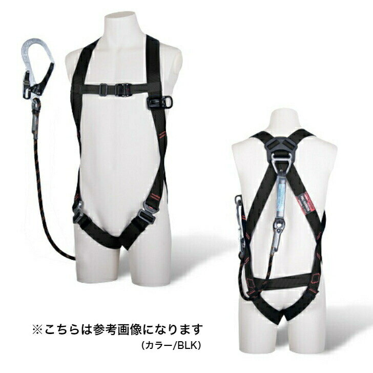 藤井電工/ツヨロン　TH-510-GB99-OT-M-R26　BLK /BL4　ライトハーネス ランヤード付　Gブレード付　Mサイズ【新規格】　V型　ワンタッチバックル　【代引き不可】【北海道・沖縄・離島配送不可】