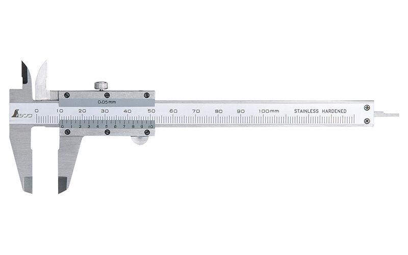 シンワ測定　#19894 　高級ミニノギス 100mm【正規品】　【代引き不可】【全国一律送料無料】