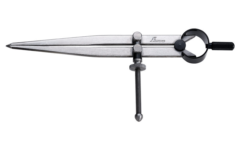 シンワ測定　#73059　鋼製コンパス スプリング付 A 15cm 【正規品】　【代引き不可】【全国一律送料無料】