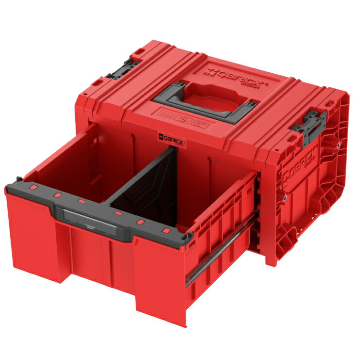 Rakuten - QBRICK キューブリック　1段式ドロワーボックスPRO (0318) キューブリックシステム 【代引き不可】【北海道・沖縄・離島配送不可】　工具箱　ツールボックス