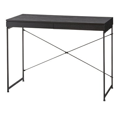 東谷 デスク END-331 NA/BK 組立式 【代引き不可】【北海道・沖縄・離島配送不可】 テーブル 勉強 おしゃれ デスク 可愛い 収納 ダイニング 机 オシャレ 可愛い アンティーク [3]