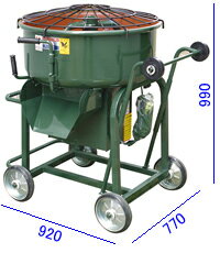 Rakuten - マゼラー　ハンディミキサー　PM-20NH2（荷台用）補助車輪付　【代引き不可】【九州・沖縄・離島配送不可】【建築現場配送不可】【個人宅配送不可】