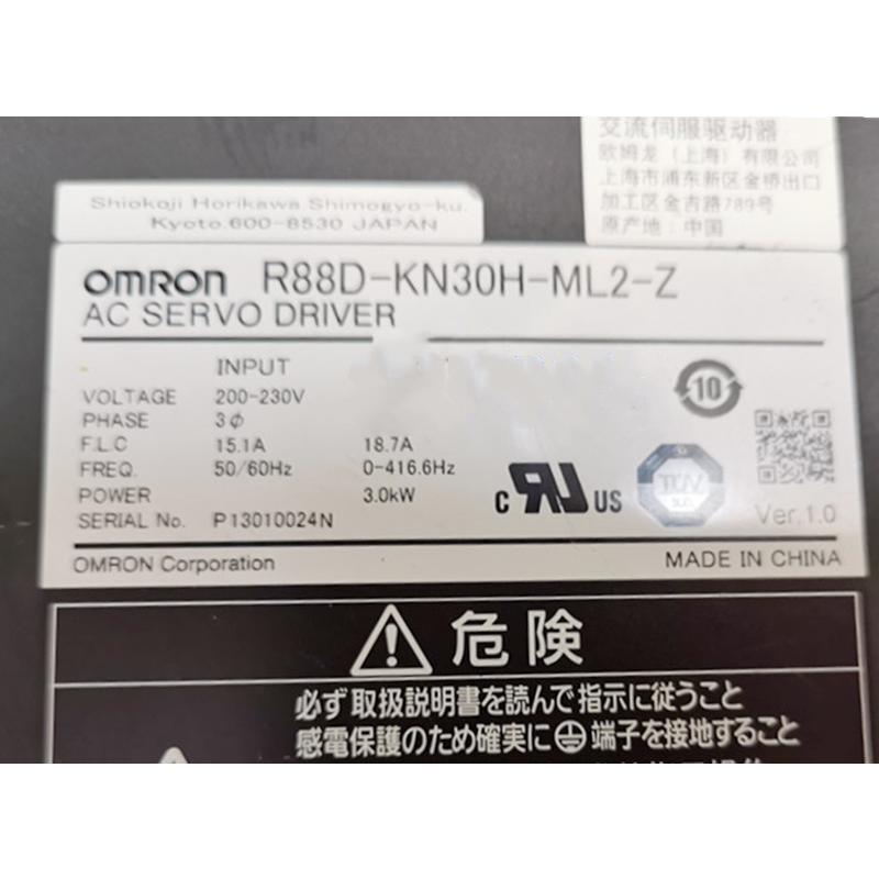 【新品◆適格請求書◆送料無料】OMRON オムロン R88D-KN30H-ML2-Z【6ヶ月保証】