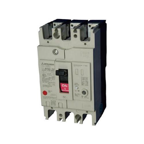 制御盤用遮断器 NV63-CV 3P 60A 100-440V 30MA 三菱電機