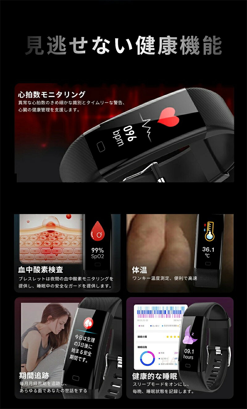 スマホの窓口 楽天市場店の【工場直営★ 品質保証】 スマートウォッチ 血圧測定 心拍数 日本製センサー 皮膚温変動検知 スマートウォッチ レディース 腕時計 血中酸素 運動モード 月経追跡 薄型 IP67防水 リモコン写真撮影 通話リマインダー 着信通知 天気予報 男女兼用 日本語 iPhone/Android対応｜アングル2