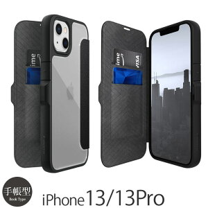 スマホケース iPhone 13 / iPhone13 Pro ケース 手帳型 レザー 耐衝撃 背面 クリア RAPTIC Urban Folio アイフォン 13 プロ 手帳 ケース iPhoneケース ブランド 手帳型 マグネット あり アイホン スマホ カバー 携帯ケース ギフト おしゃれ メンズ ビジネス