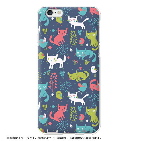 Rakuten - らくらくスマホa f-53e MR01 F-42A ケース F-03K あんしんスマホ KY-51B A205KC 705KC おてがるスマホ01 シンプルスマホ6 カバー ハードケース 猫 ネコ ねこ