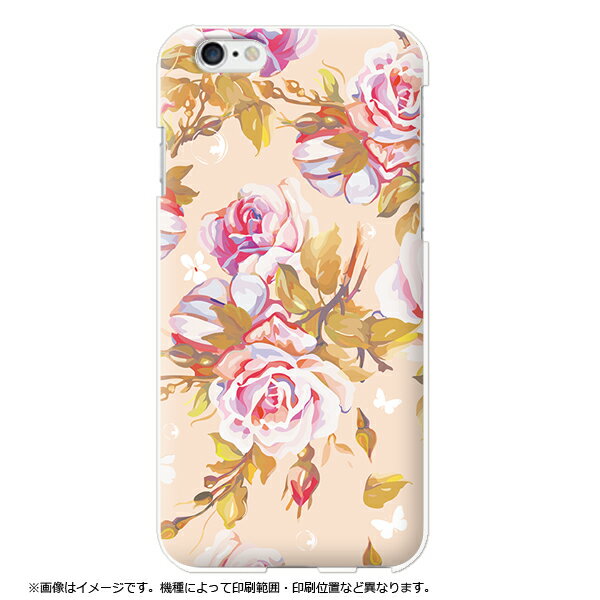 Rakuten - 全機種対応 oppo reno7 a ケース アローズwe2 スマホケース aquos wish4 ハードケース かわいい ボタニカル柄 花柄 バラ