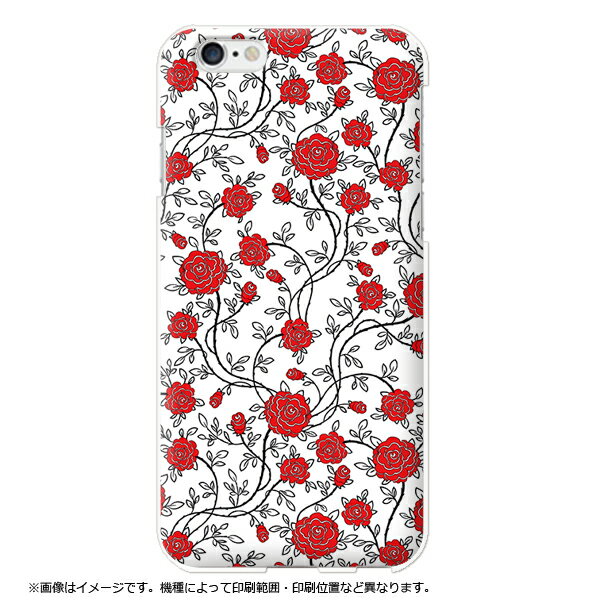 Rakuten - 全機種対応 oppo reno7 a ケース アローズwe2 スマホケース aquos wish4 ハードケース 薔薇 バラ 黒 赤 白