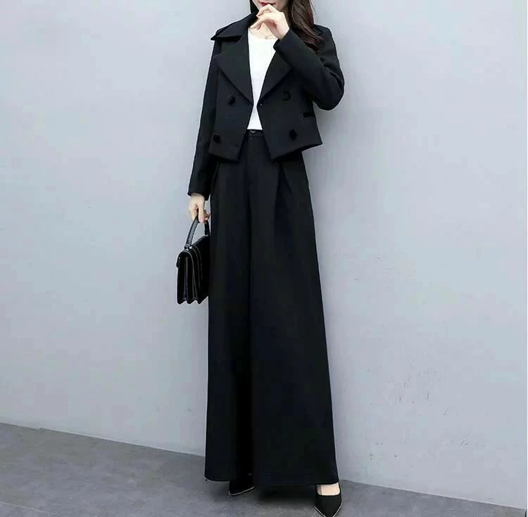 セットアップ レディース ワイドパンツ ガチョウパンツ 「S~3XL」パンツスーツ ゆ...