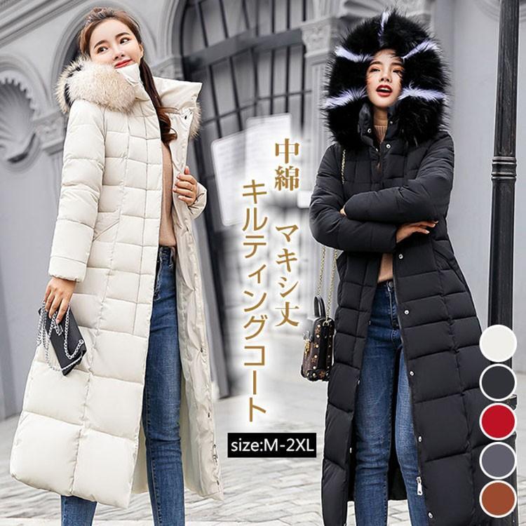 樂天商城 - 冬 体型カバー ゆったり 中綿ジャケット レディース 着痩せ フード付き 30代 厚手 ファー アウター 40代 お洒落 ダウン風コート