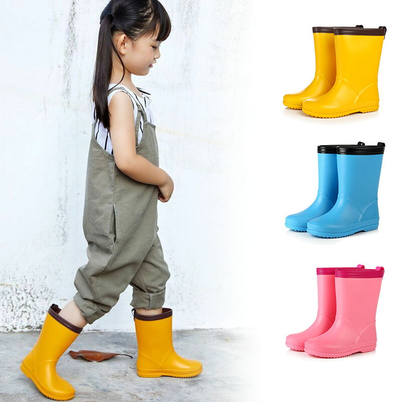長靴 レインブーツ 子供 子ども キッズ 雨靴 女の子 男の子 歩きやすい ジュニア 雨 雨具 梅雨 防水 男女兼用 シンプル 入学 入園 学 雨 雪 防水 プレゼント シンプル かわいい レインシューズ シューズ 無地 子供用 13-22cm