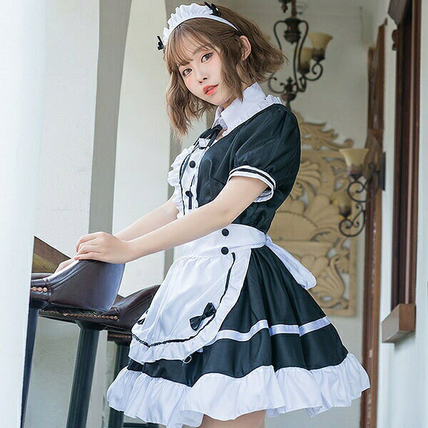 メイド服 コスプレ 衣装 大人 ハロウィン セクシー コスチューム レディース エン...