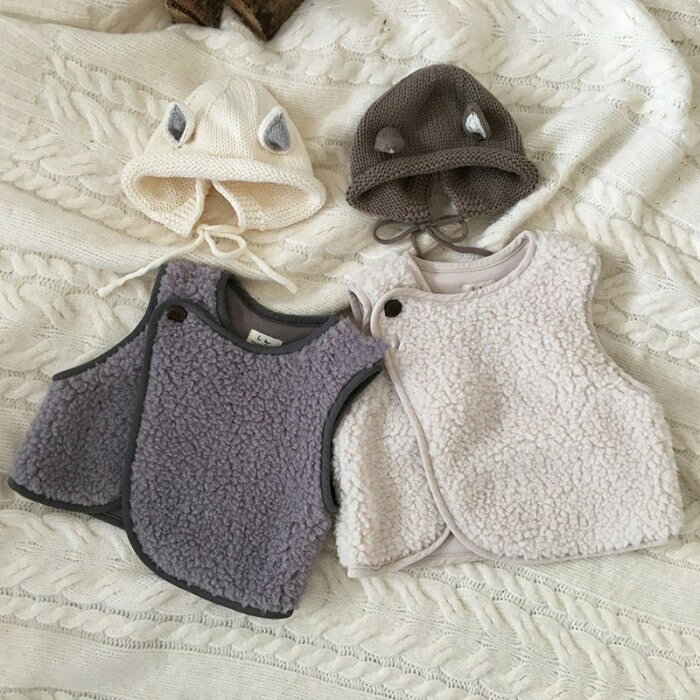 ボアベスト キッズ 男の子 冬 女の子 アウター ボアベスト 暖かい キッズベスト 秋...