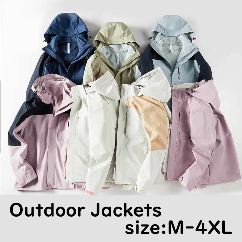 乐天商城 - アウトドアジャケット メンズ 登山ウェア 登山 レディース 釣り 服 防風 防寒 撥水加工 コート パーカー ジャケット 保温インナー あったか アウトドア キャンプ トレッキング 突撃服 野外服 スポーツウェア 無地 配色 おしゃれ 色