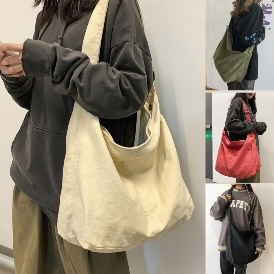 樂天商城 - ニュースペーパーバッグ 大容量 大きめ トートバッグ A4 ショルダーバッグ 材帆 レディース メンズ 通勤 通学 レジャー