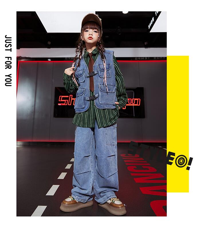 キッズダンス衣装 ヒップホップ ダンス 衣装 キッズ 子供服 かっこいい 演出服 舞...