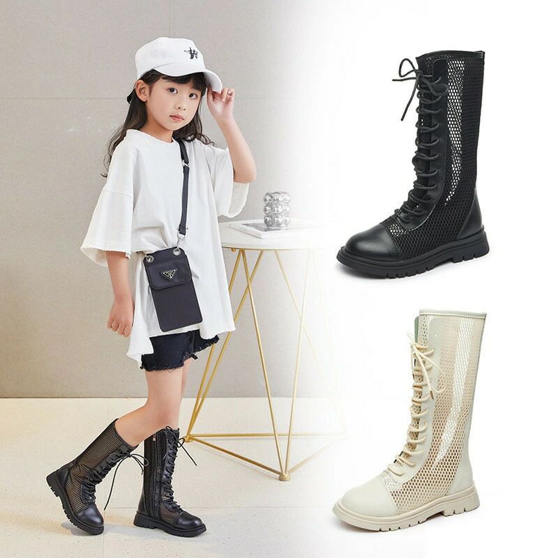 樂天商城 - 子供靴 夏 子供用 ブーツ 女の子 長靴 子供靴 小学生 中学生 キッズ こども 可愛い カジュアル コンクール 発表会