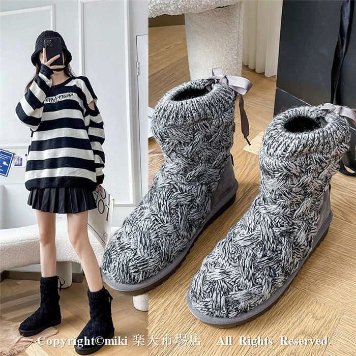 乐天商城 - 防寒 スノーブーツ アウトドア 雪対応 防滑 トレッキングブーツ 長靴 ブーツ ワークブーツ 防寒靴 レーディス スノーシューズ