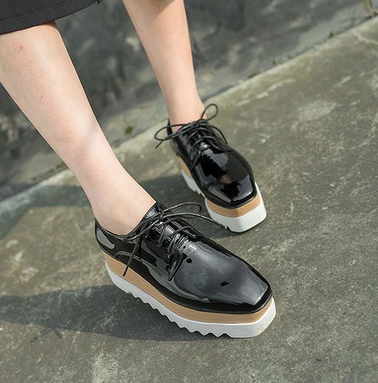 全3色 スリッポン モカシン 厚底 ローファー 厚底靴 プラットフォーム ウエッジ sw...