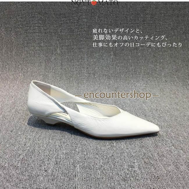 Smart+の通 結婚式 履きやすい 歩きやすい 美脚 カジュアル 大人 可愛い おしゃれ 軽量 通気性 柔らかい ローヒール ポインテッドトゥ｜アングル3