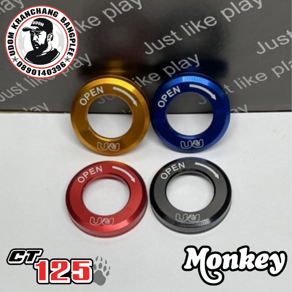 UDOM KARNCHANG ホンダ ハンターカブ CT125/モンキー125 サイドキーシリンダーカバー/Side Key Sylinder Cover For Honda CT125 Monkey125 JB02 JB03 JA55 JA65