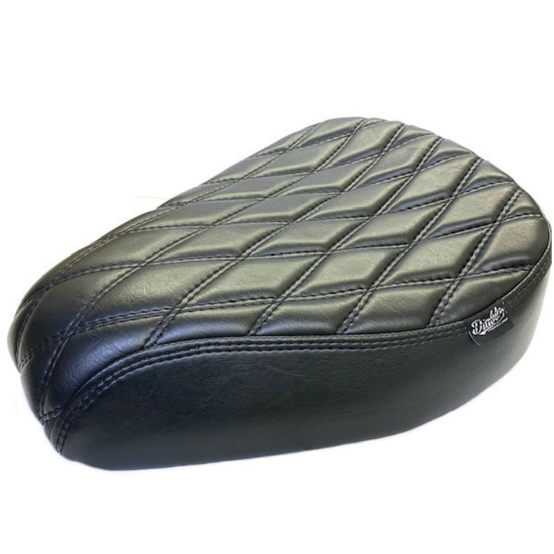 ホンダ ハンターカブ CT125交換用シート CT20 / Diabolus Seat (Diamond Stripes, Black Thread) for Honda CT125 Diabolus by K-SPEED （旧Diablo Custom Works）JA55 JA65