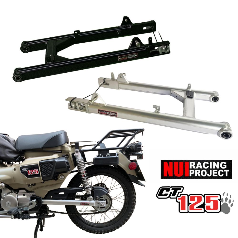 HONDA CT125 Aluminum Long Swing Arm V2 Extra 2" ホンダ ハンターカブ CT125用 スイングアーム ロングタイプNui Racing Project JA55 JA65