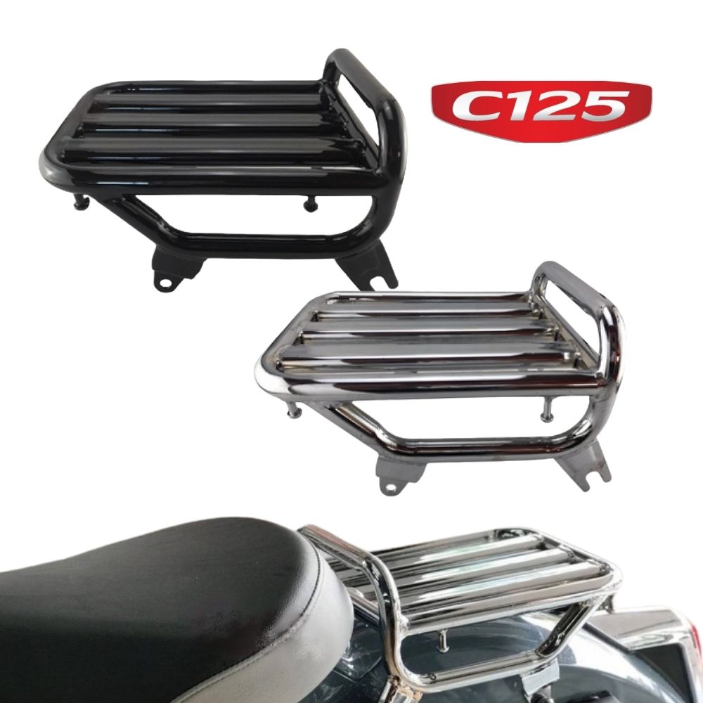 ホンダ スーパーカブC125用 リアキャリアV2 / HONDA SUPER CUB C125 REAR LUGGAGE CARRY RACK V.2/リア ラゲッジ キャリーラック