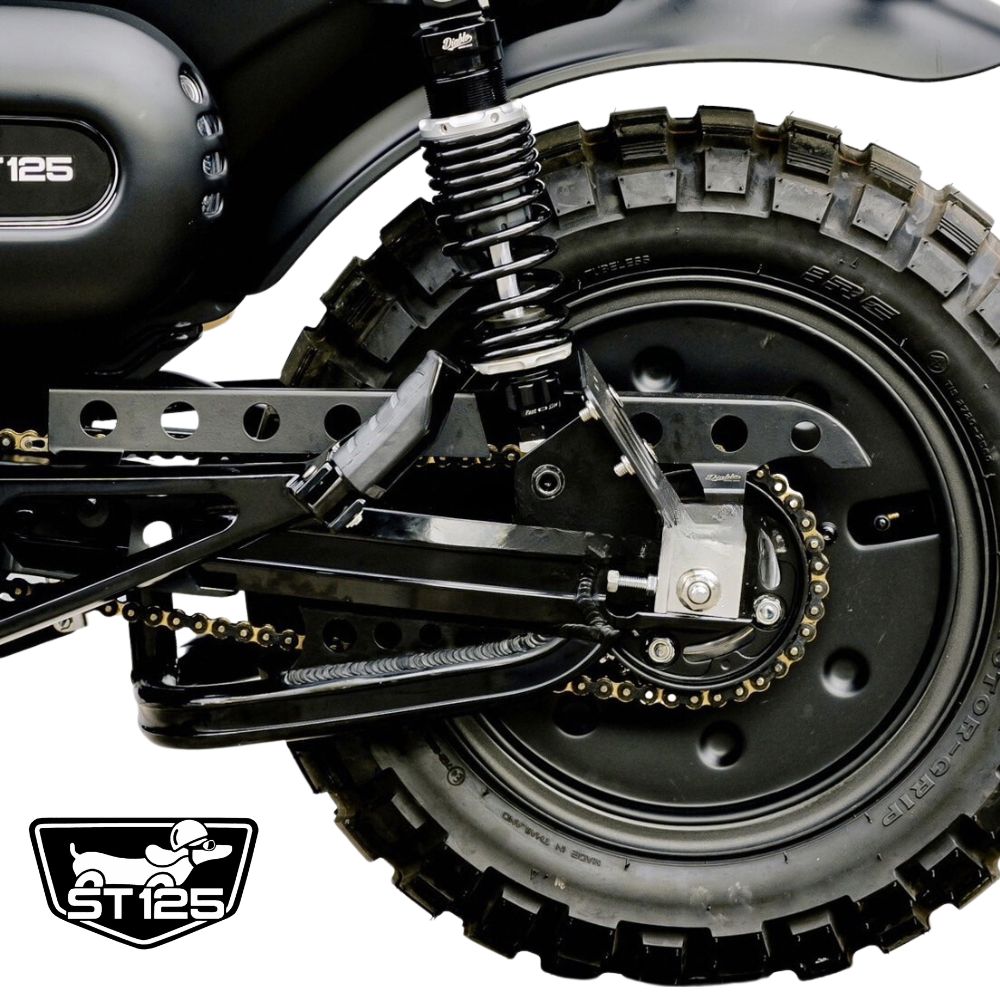 ホンダ ダックス DAX125用スイングアーム DX053 / Swingarm Black Aluminum for Honda ST125 Diabolus by K-SPEED （旧Diablo Custom Works）JB04