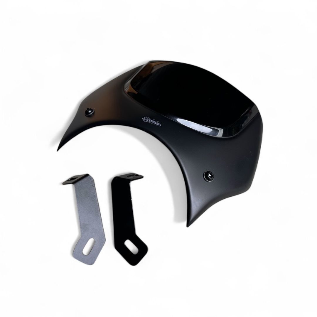 ホンダ モンキー125 ウインドシールド HM036 / Diabolus by K-SPEED two-tone windshield for Honda Monkey125 JB02 JB03 JB05 スクリーン ツートーンカラー 風防 バイザー カスタムパーツ