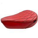 ホンダ スーパーカブC125 ローダウン交換用シート CA09 Seat cushion, mixed pattern Red leather material for Honda C125 2018-2021 Diabolus by K-SPEED （旧Diablo Custom Works）JA48 JA58