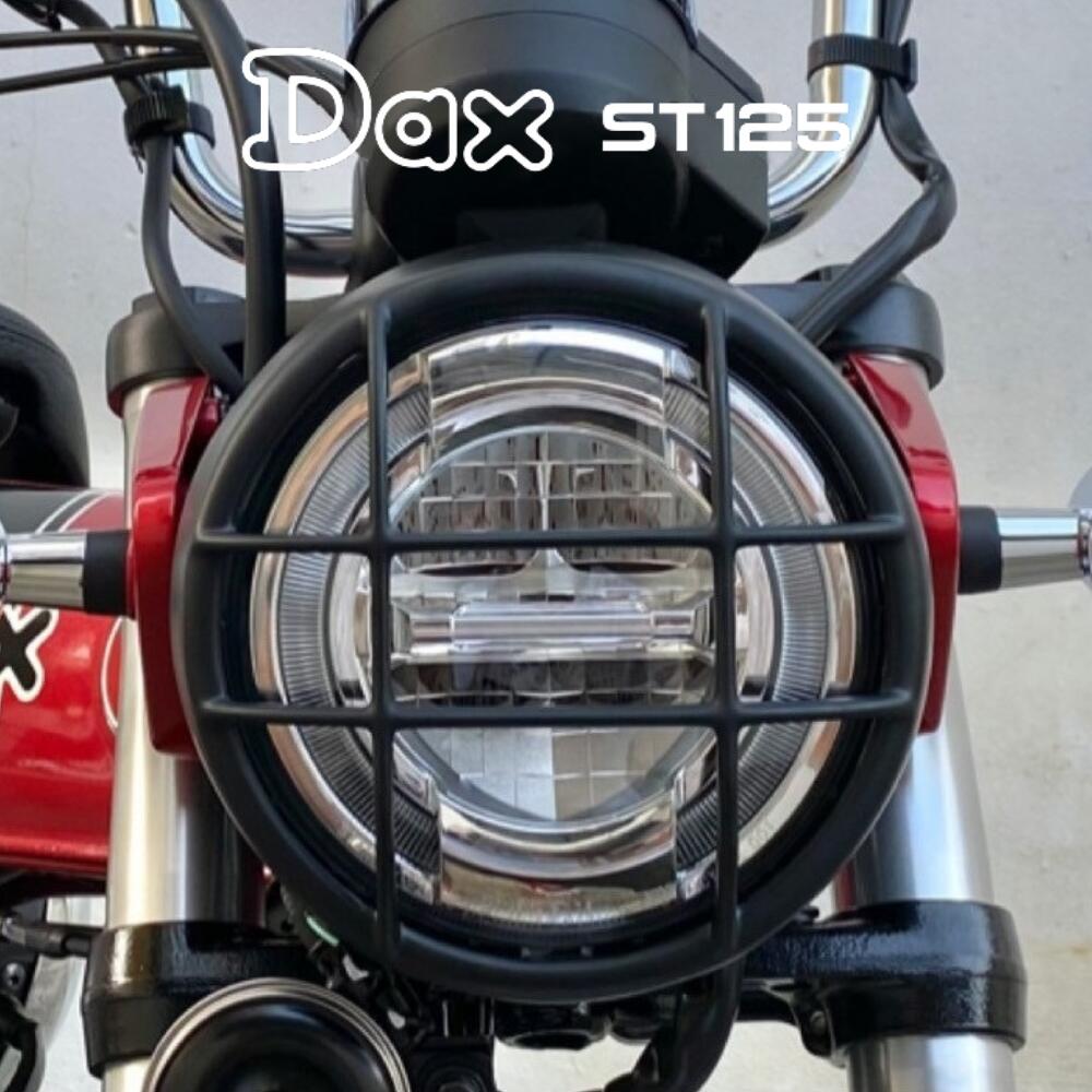 ホンダ ダックス ST125用ヘッドライトガード 水平タイプDX001Headlight Cover (Horizontal Pattern) for DAX125 Diabolus by K-SPEED （旧Diablo Custom Works）JB04 ST125