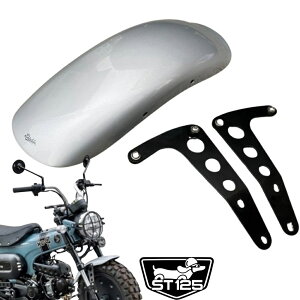 ホンダ ダックス125 フロントフェンダー DX019Silver Front Fender Kit for Honda ST125 Diabolus by K-SPEED （旧Diablo Custom Works）JB04