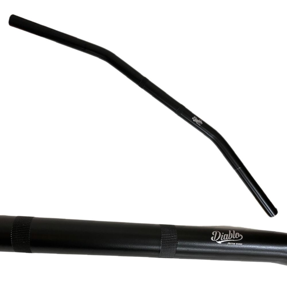 ホンダ レブル250/500 アルミ軽量ハンドルバー ドラッグバータイプ RB0027Handlebar Low-shaped aluminum/Matte black color For Rebel 250 500 Diabolus by K-SPEED （旧Diablo Custom Works）