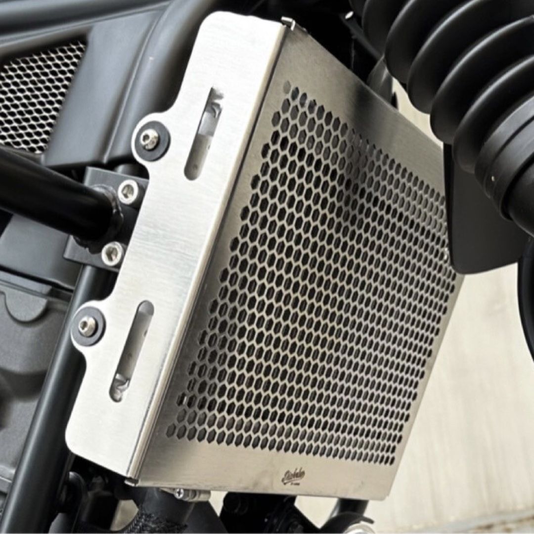 �ۥ�� ��֥�250/500�饸�����������С� RB0184 / Diabolus by K-SPEED �ʵ�Diablo Custom Works��Radiator Guard Hexagon For Honda Rebel 250&500 MC49 PC60