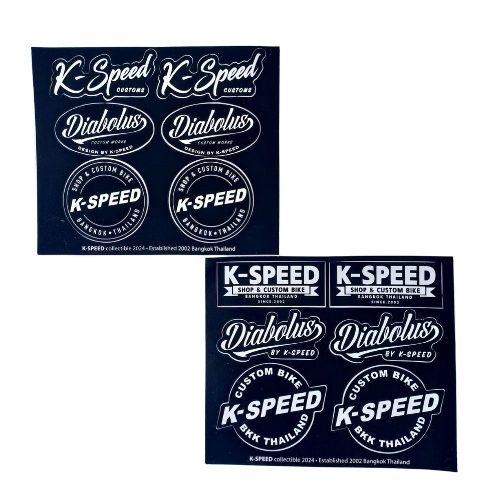 Diabolus by K-SPEED ロゴステッカー2枚セット K-SPEED Logo Collection 2024 ST01