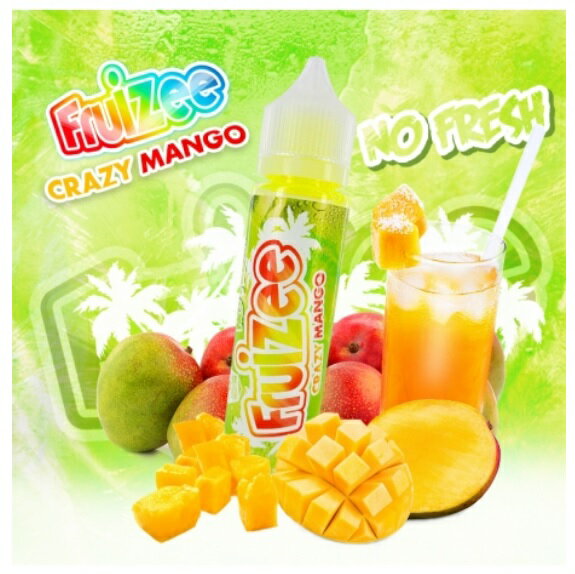 【メール便で送料無料】Eliquid France Fruizee Crazy Mango 60mlクレイジーマンゴー電子タバコ リキッド