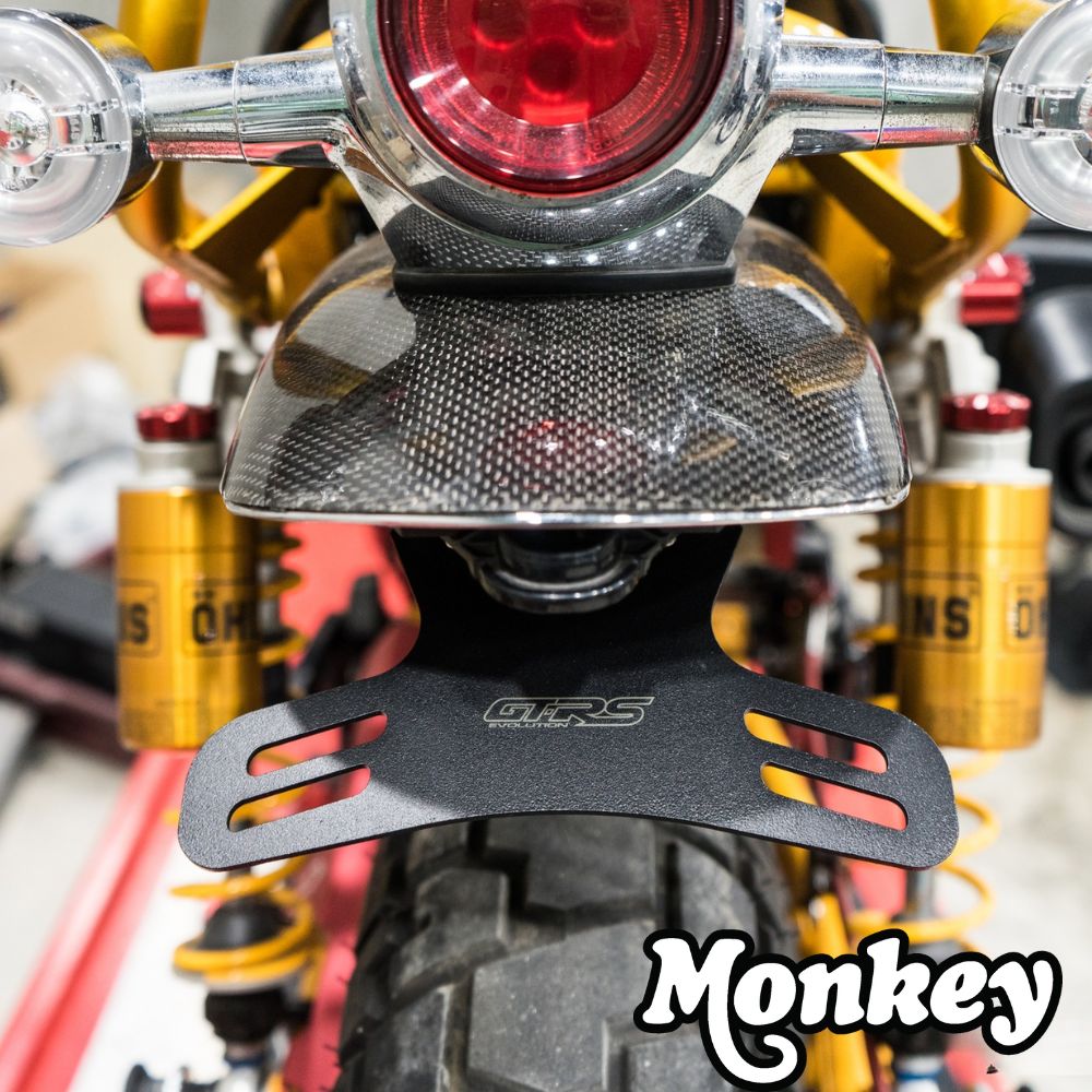 HONDA Monkey125 ショートフェンダーキット ショートライセンスプレート GTRS JB02 JB03 角度調整OK