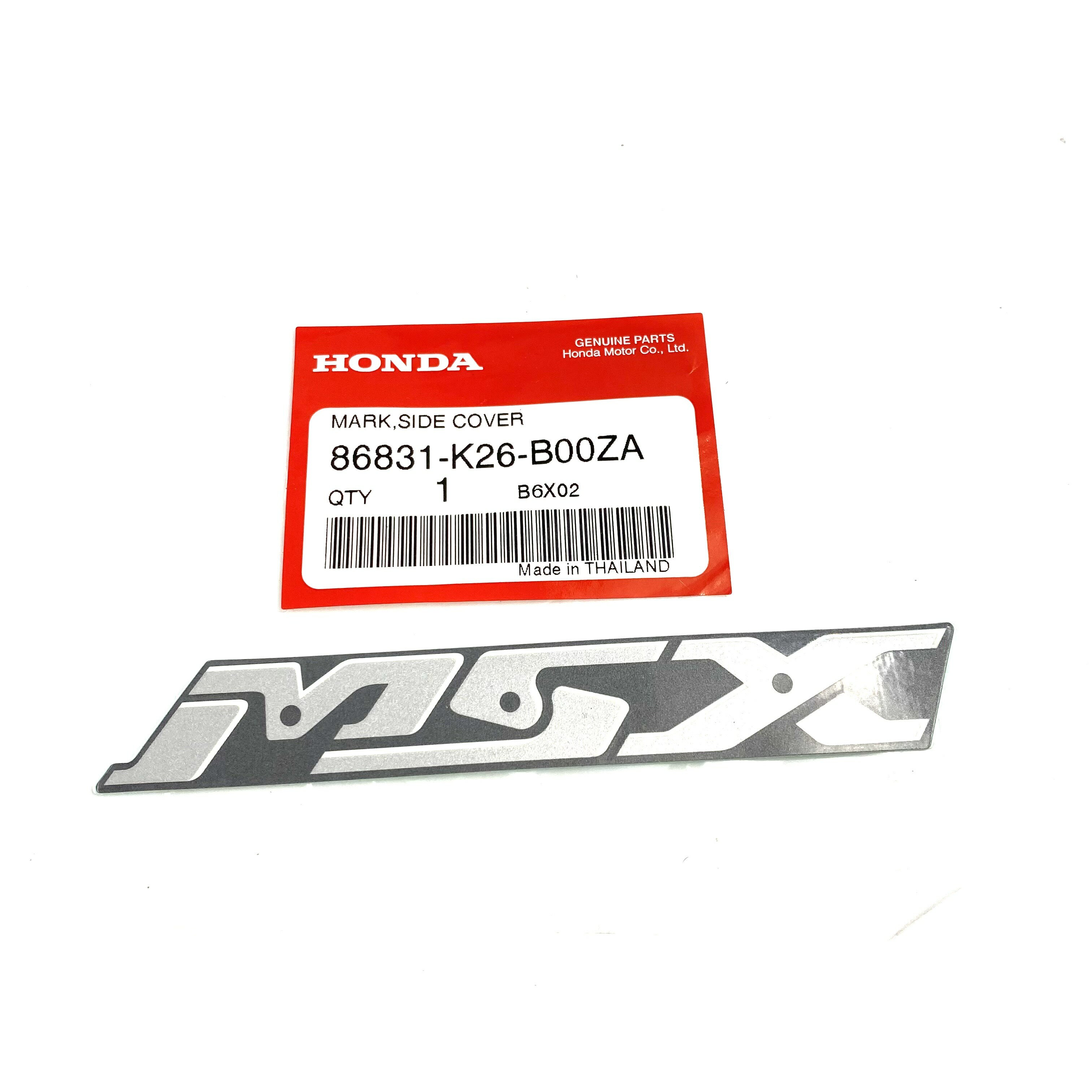 HONDA 純正 マークサイドカバー/MSX125 グロム用 Decal, Mark Side Cover for Honda MSX125 Grom 86831-K26-B00ZA