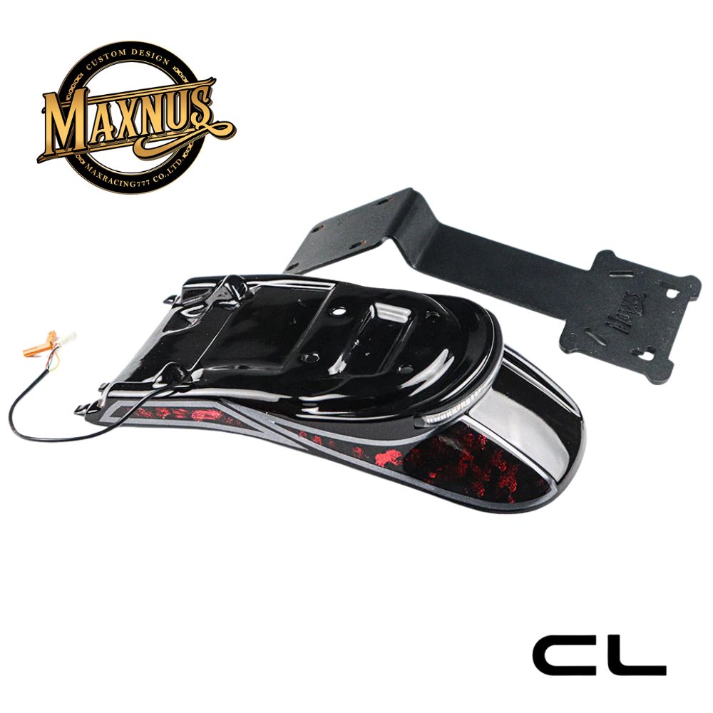 MAXNUS HONDA CL250/CL500 カスタム リアフェンダーキット MAXNUS製 LEDテールランプ＆ナンバーステー付（※日本ナンバー取付加工要）