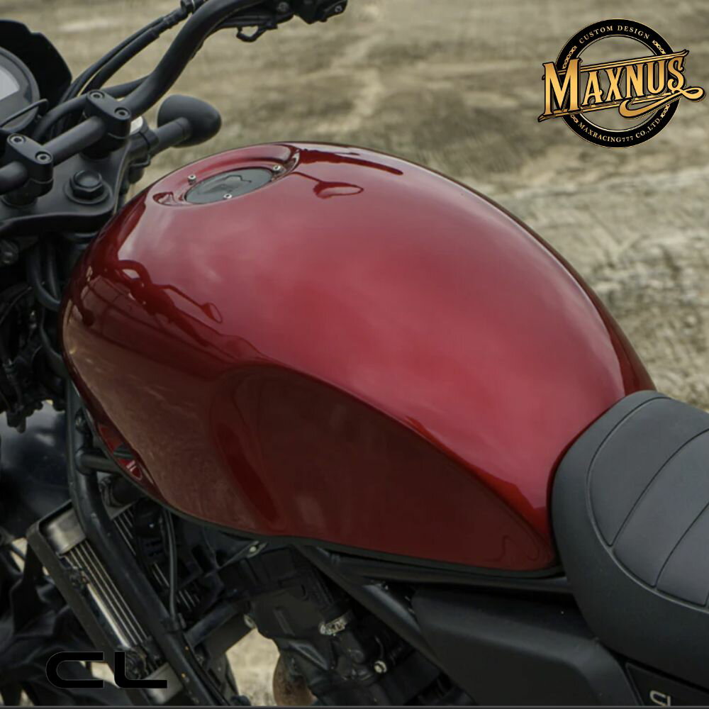 Rakuten - [お取り寄せ商品]MAXNUS ホンダ CL250 / CL500 用 タンクカバー レッド V4 カスタムパーツ 2023-2025