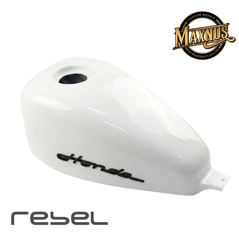 Rakuten - [お取り寄せ商品]MAXNUS レブル250/500用カスタムタンクカバー ホワイトV33 / Fuel Oil Tank Cover For HONDA Rebel250/500 MC49 PC60