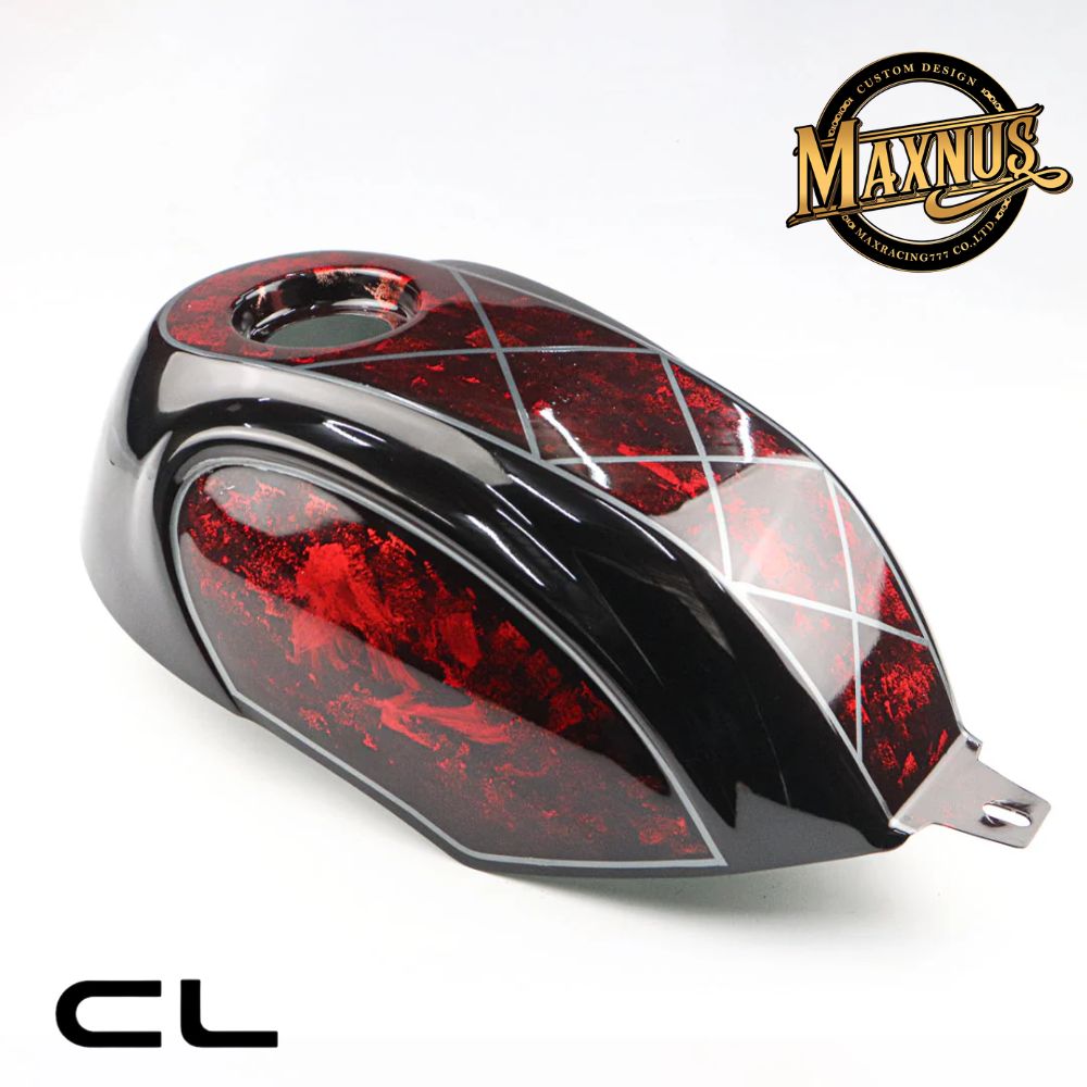 Rakuten - 【お取り寄せ商品】MAXNUS ホンダCL250/500 ブラック・ガーネット・タンクカバー TANK COVER V.7 FOR HONDA CL 250/ 500 2023 - 2025